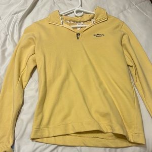 The black dog yellow quarter zip